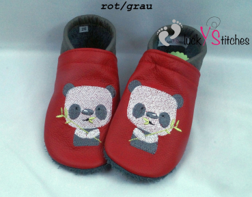 Lederpuschen Panda 2
